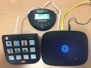 Number Blocker V6.0 connected in series with Ooma modem and handset