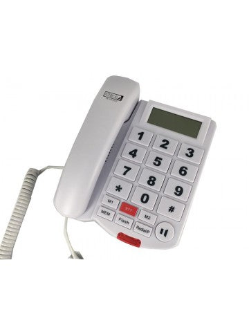 Big Button Caller ID Phone with Speakerphone & 40dB Volume | HQ Telecom