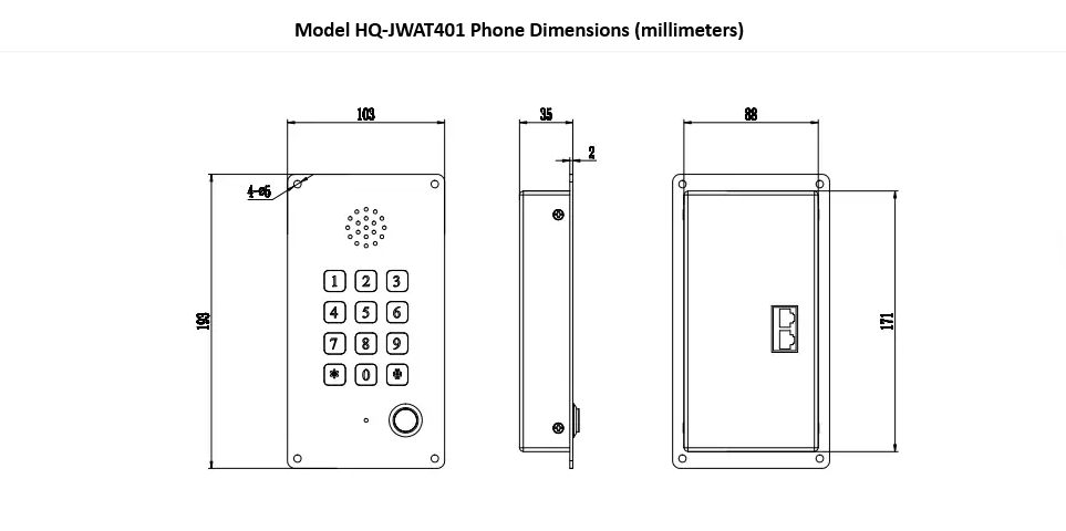 Handsfree Stainless-Steel Telephone