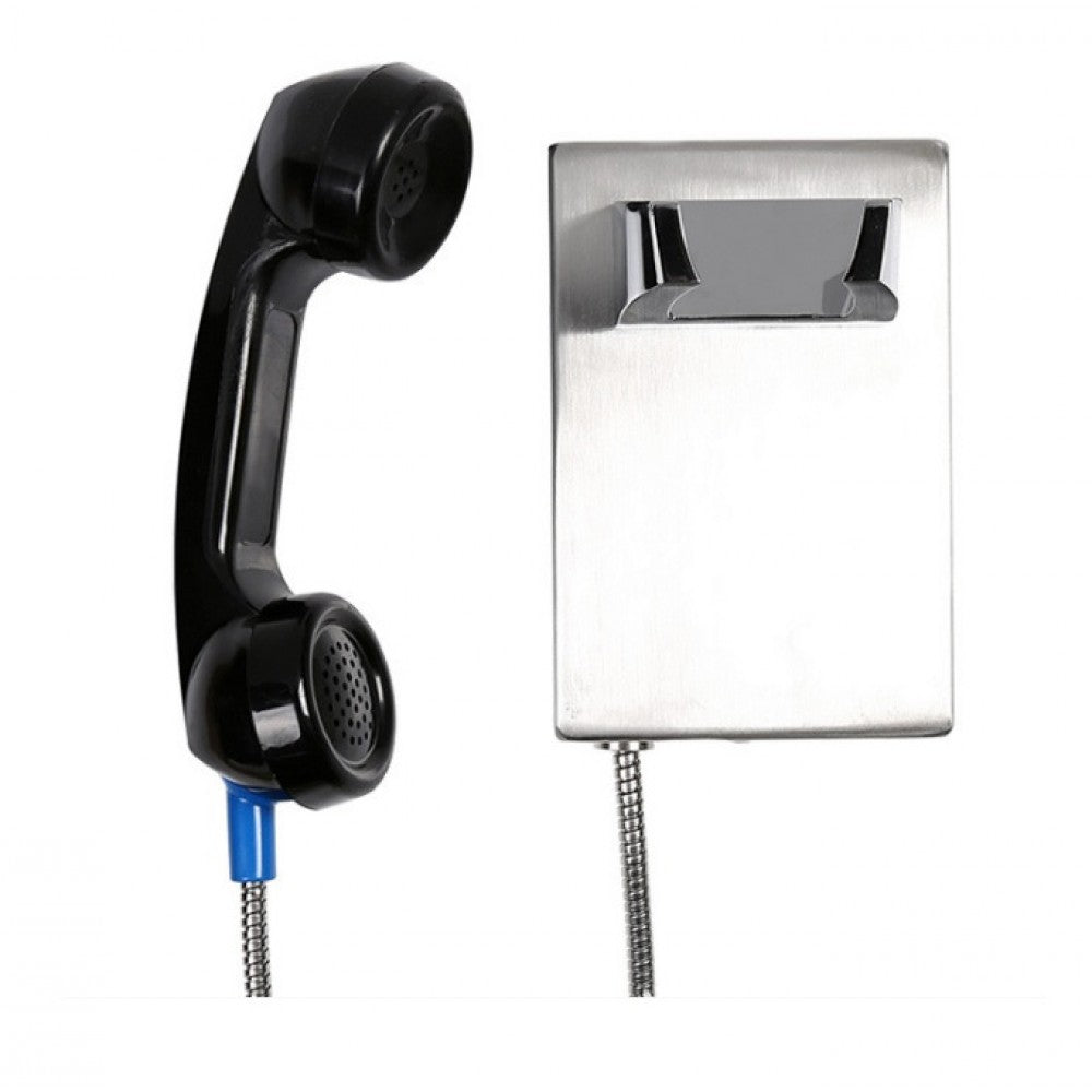 Vandal-Resistant Stainless Steel Wall-Mount Phone | HQ Telecom