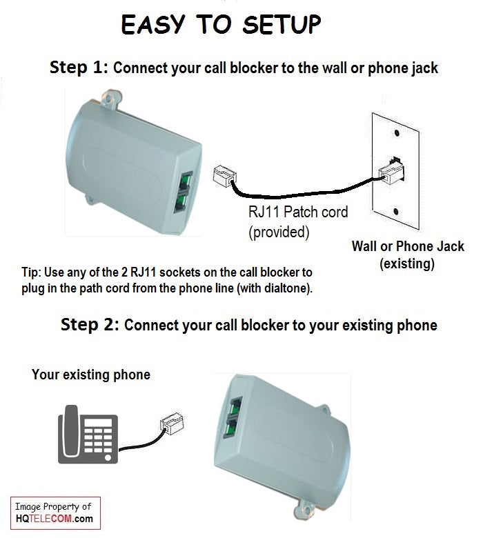 Outbound Call Blocker w/Allow & Disallow Memory | HQ Telecom